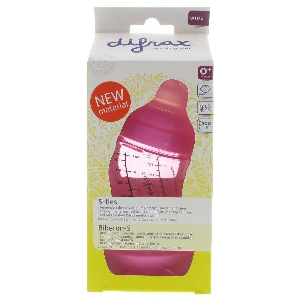 Difrax Feeding Bottle Wide Girl