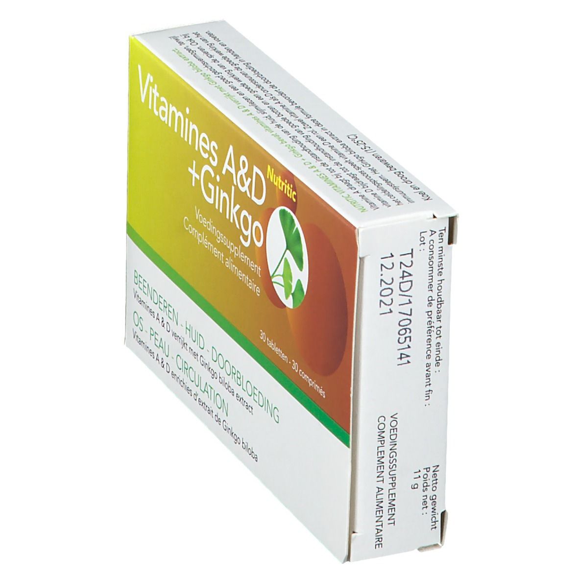 Nutritic Vitamins A & D Ginkgo