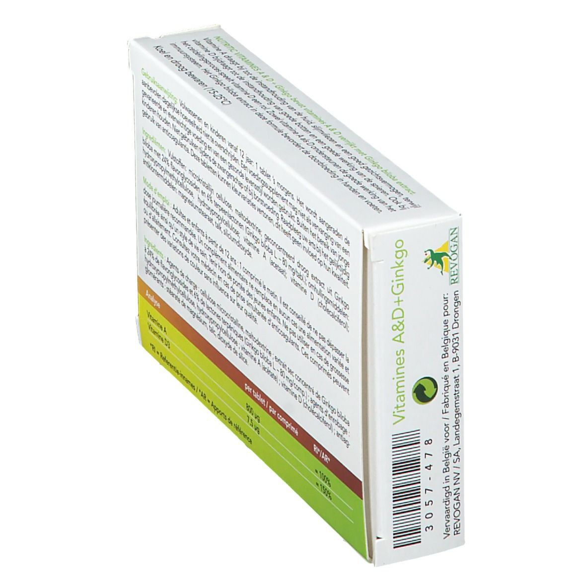 Nutritic Vitamins A & D Ginkgo