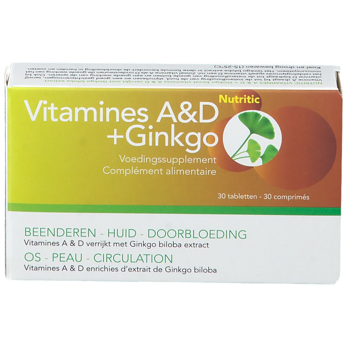 Nutritic Vitamins A & D Ginkgo