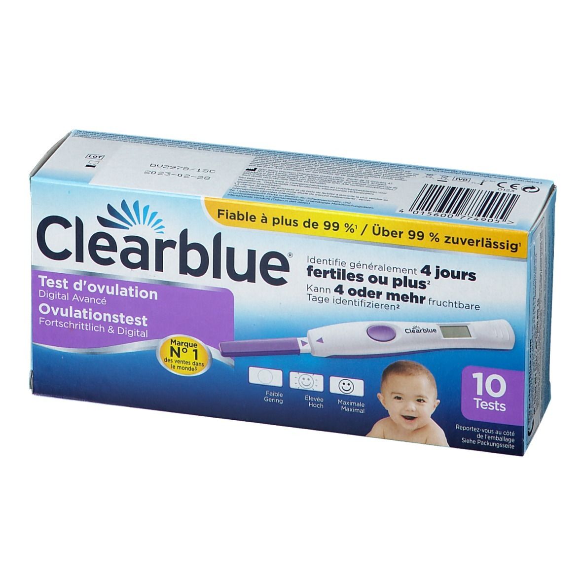 Clearblue® Test di Ovulazione Digitale Avanzato