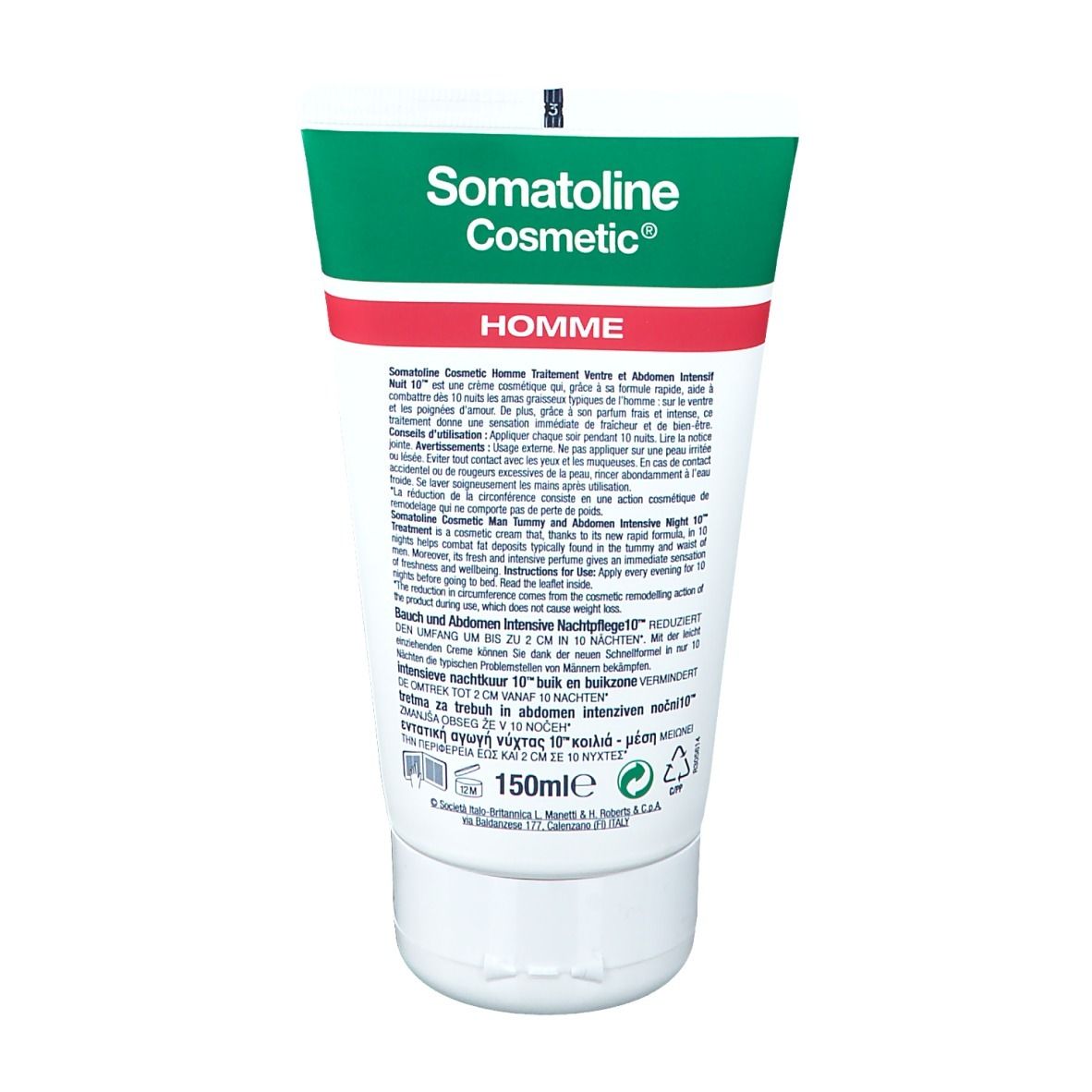 Somatoline Cosmetic Homme Pancia e Addome Intensivo Notte 10