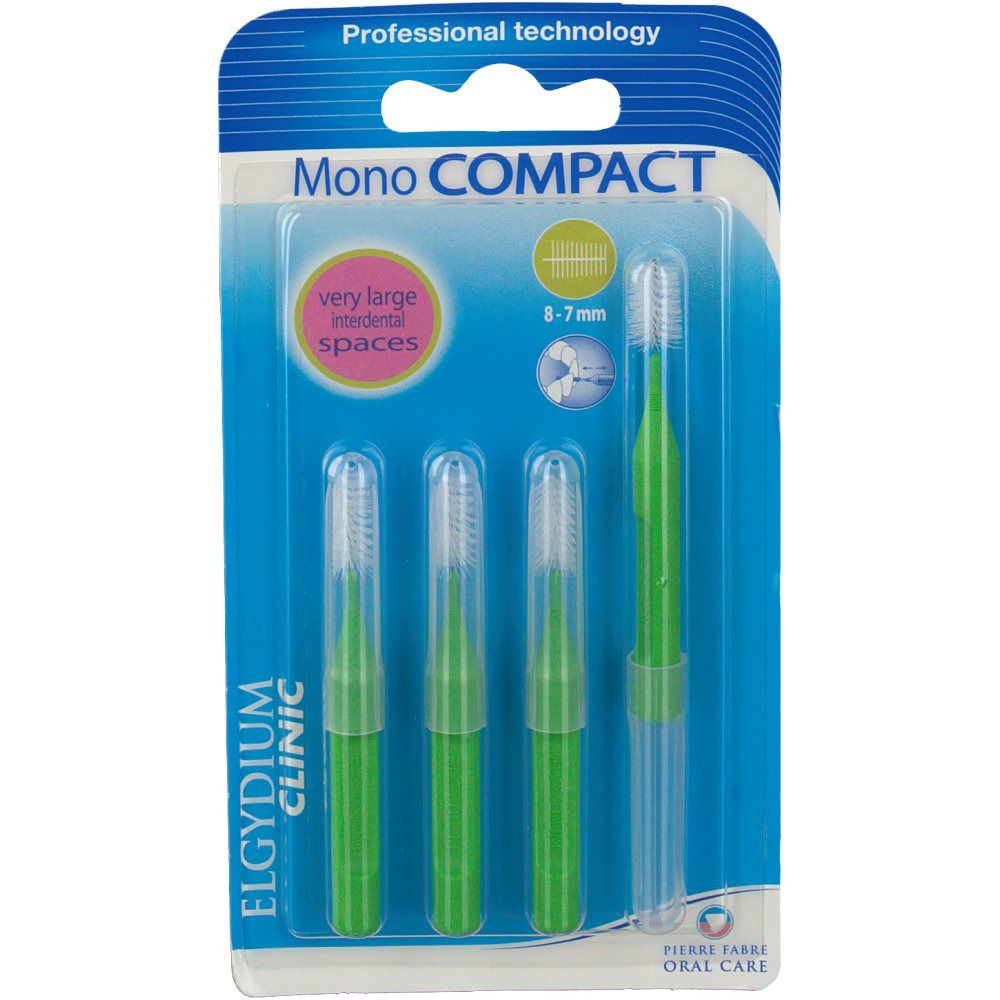 Elgyclinic Interdental Brush Cone Green 8-7mm