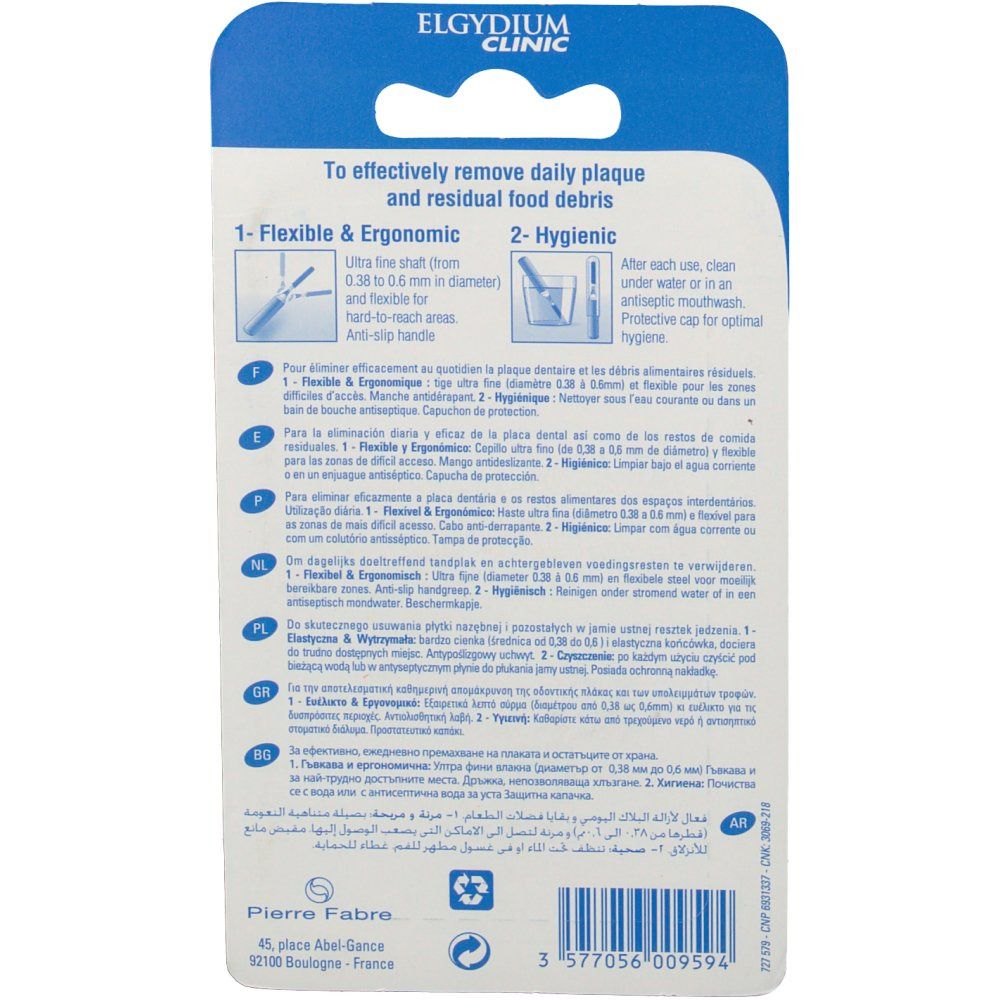 Elgyclinic Interdental Brush Cone Green 8-7mm