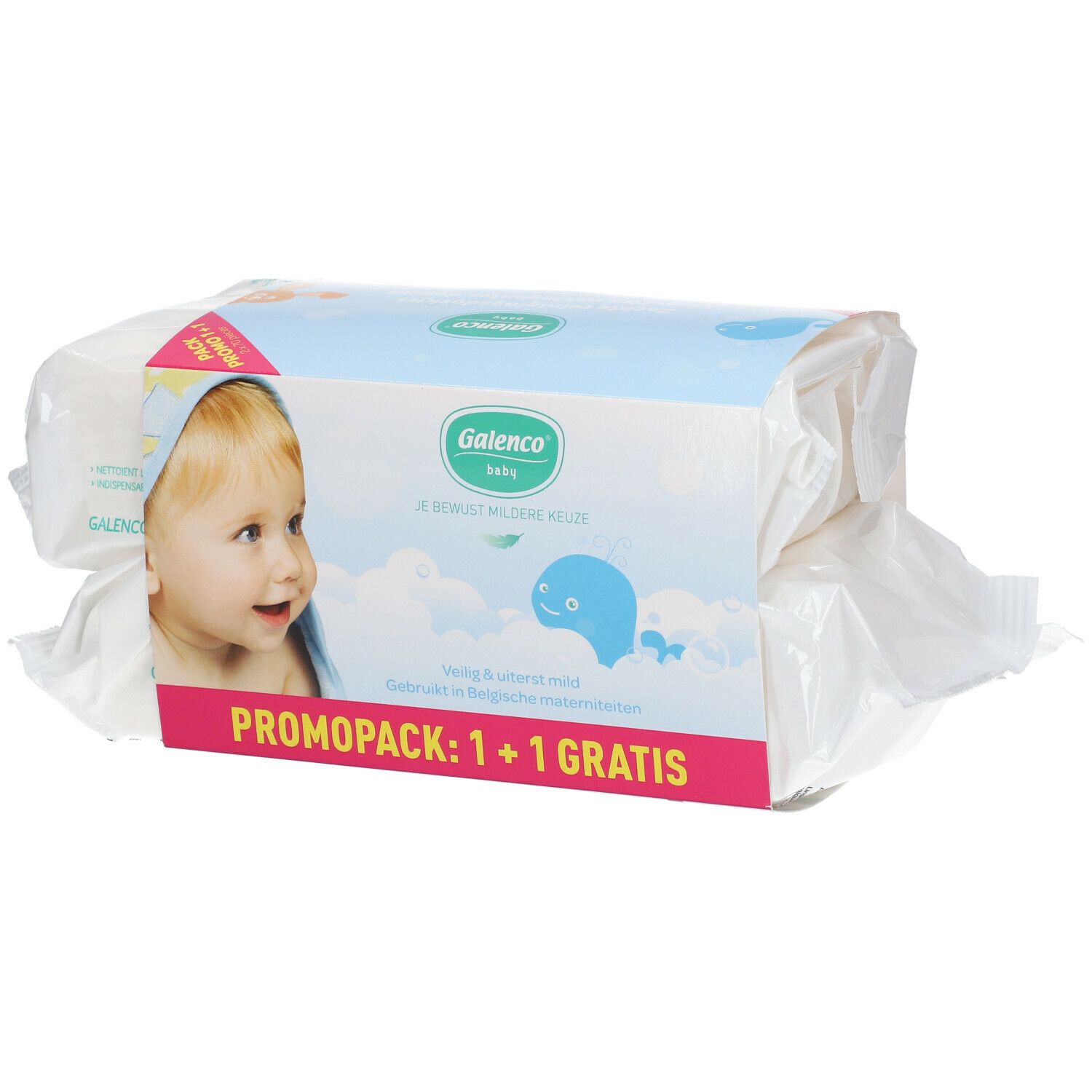 Galenco Baby Wet Wipes 1 + 1 Free