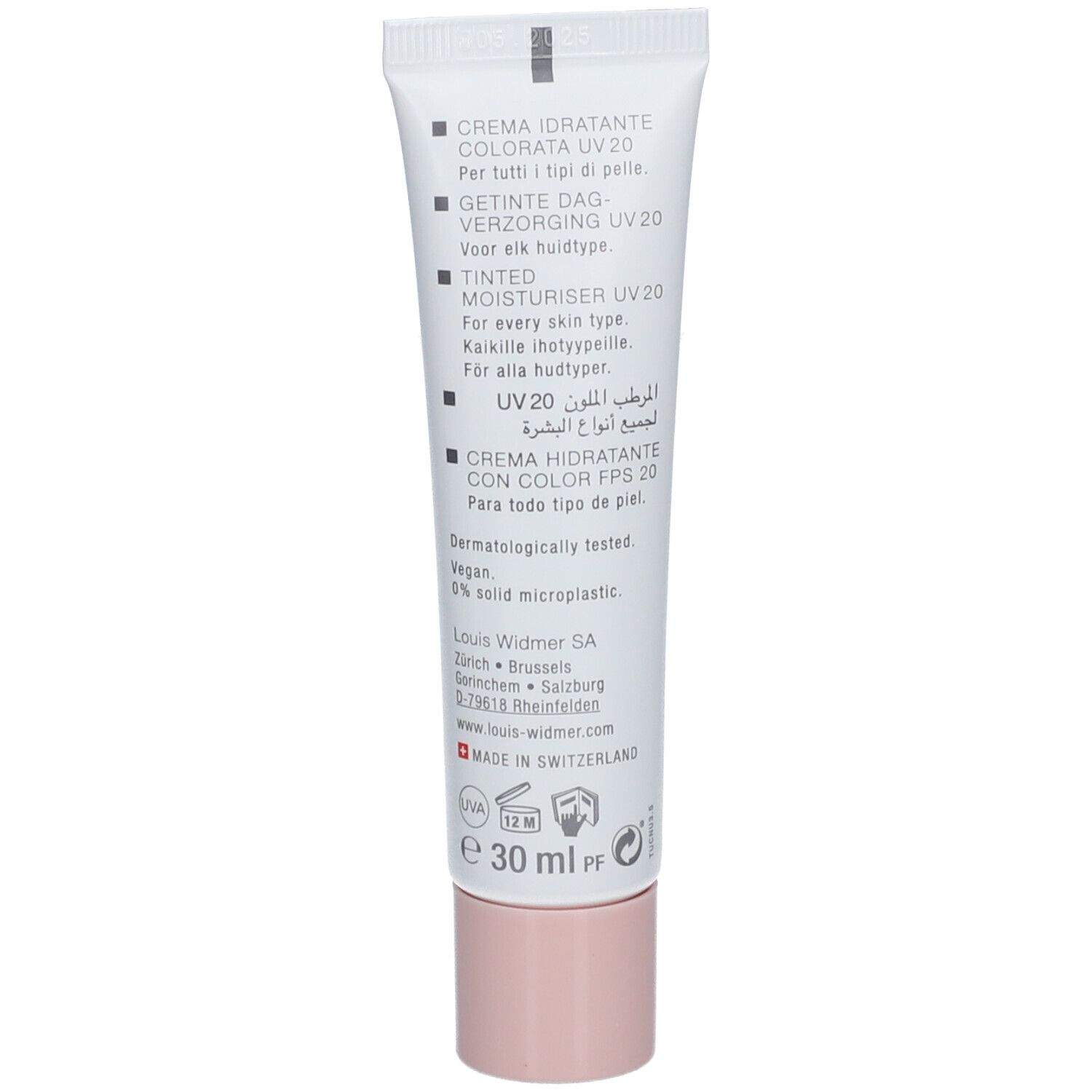 Louis Widmer Tinted Day Cream CC Natural Without Perfume