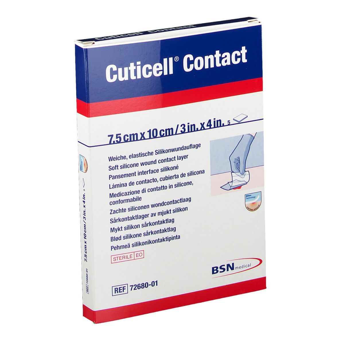 Cuticell® Contact 7,5 cm x 10 cm