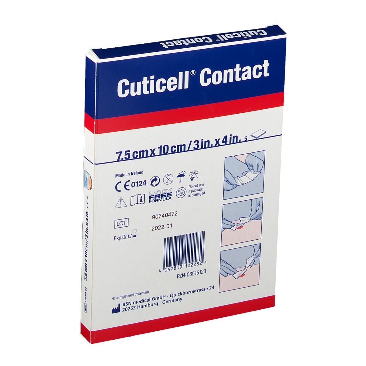 Cuticell® Contact 7,5 cm x 10 cm