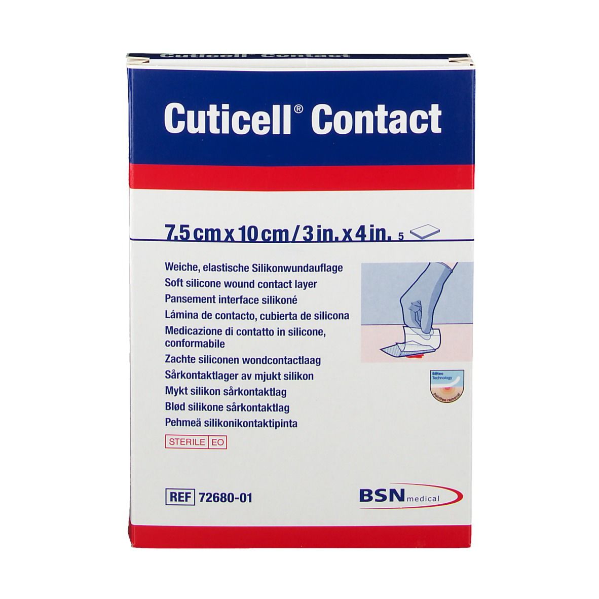 Cuticell® Contact 7,5 cm x 10 cm