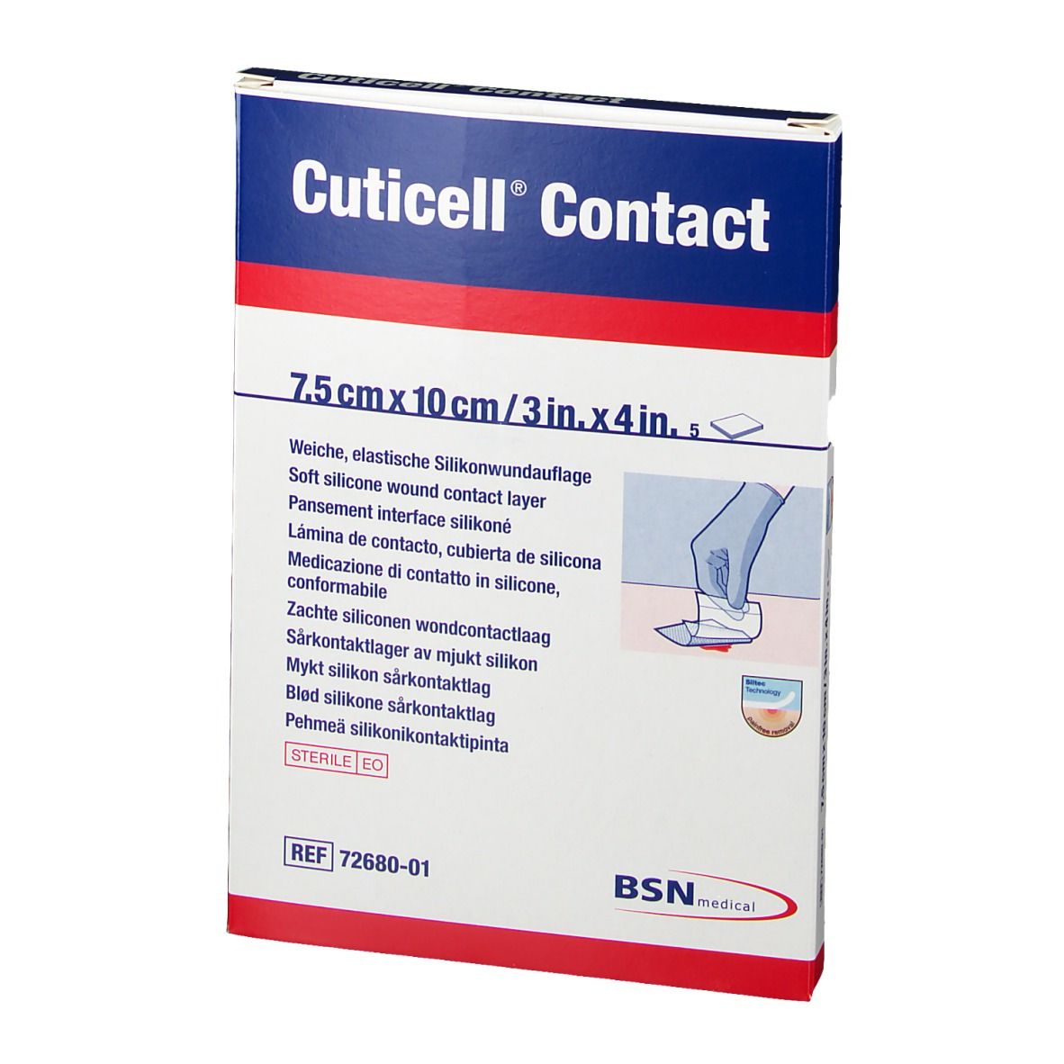 Cuticell® Contact 7,5 cm x 10 cm