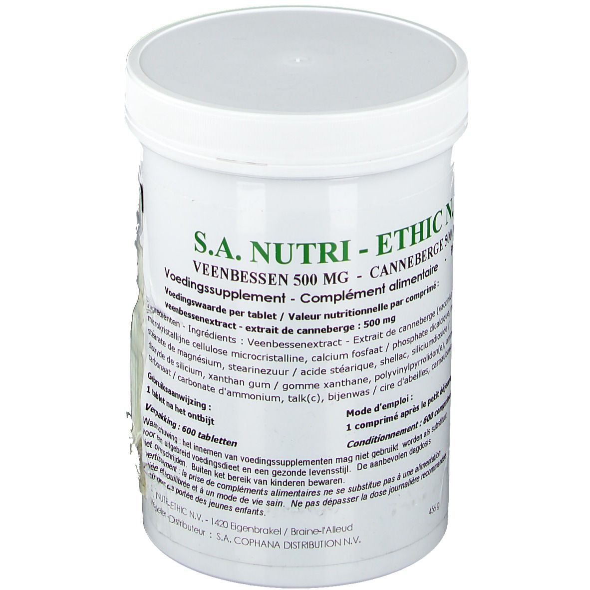 Cranberries Nutri-ethic 500mg