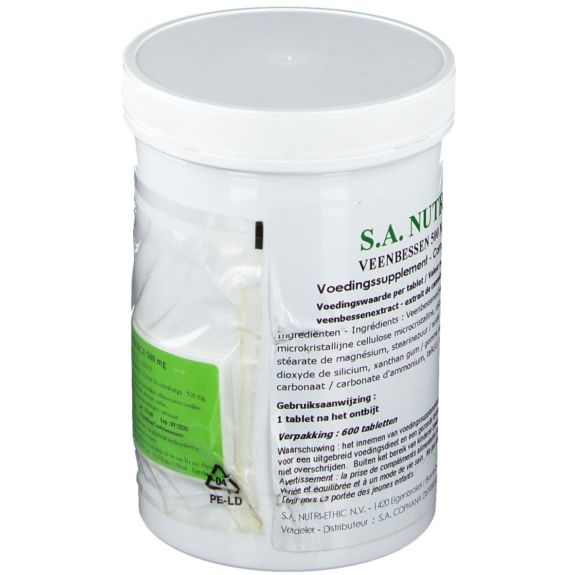 Cranberries Nutri-ethic 500mg