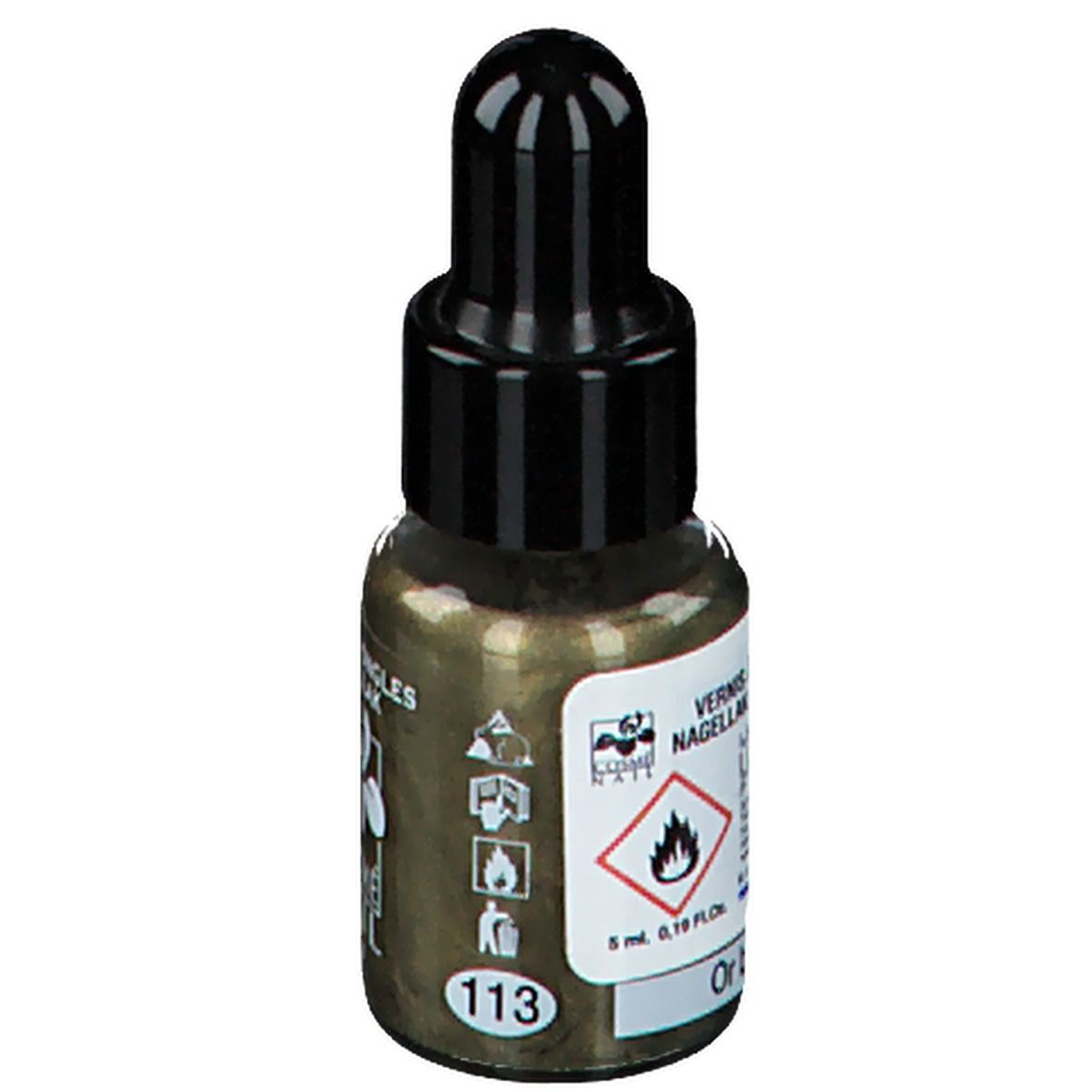 Lisandra Cosménail Nail Polish 113 Gold Bronze