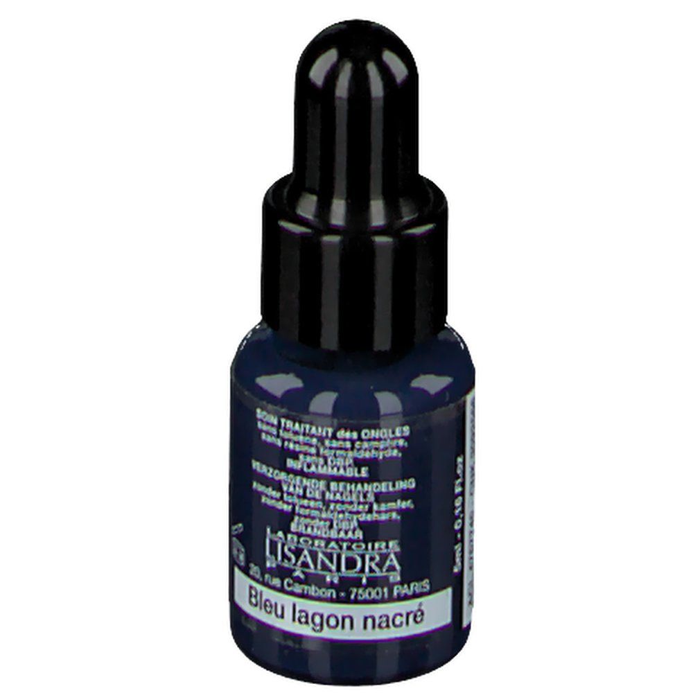 Lisandra Cosménail Nail Polish 114 Blue Lagoon Nacré