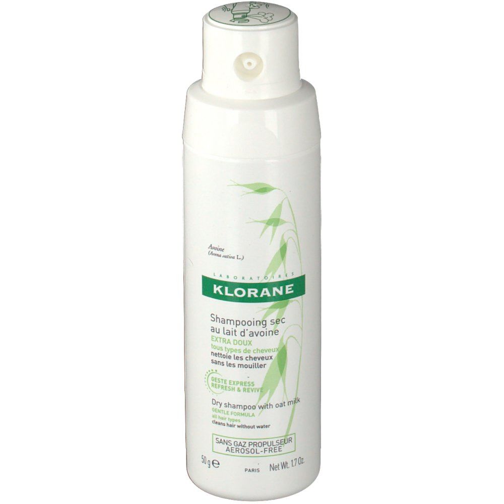 Klorane Shampoo Secco Extra-Delicato Al Latte D'Avena Uso Frequente