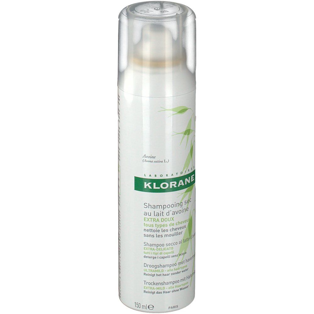 Klorane Shampoo Secco Extra-Delicato Al Latte D'Avena Uso Frequente