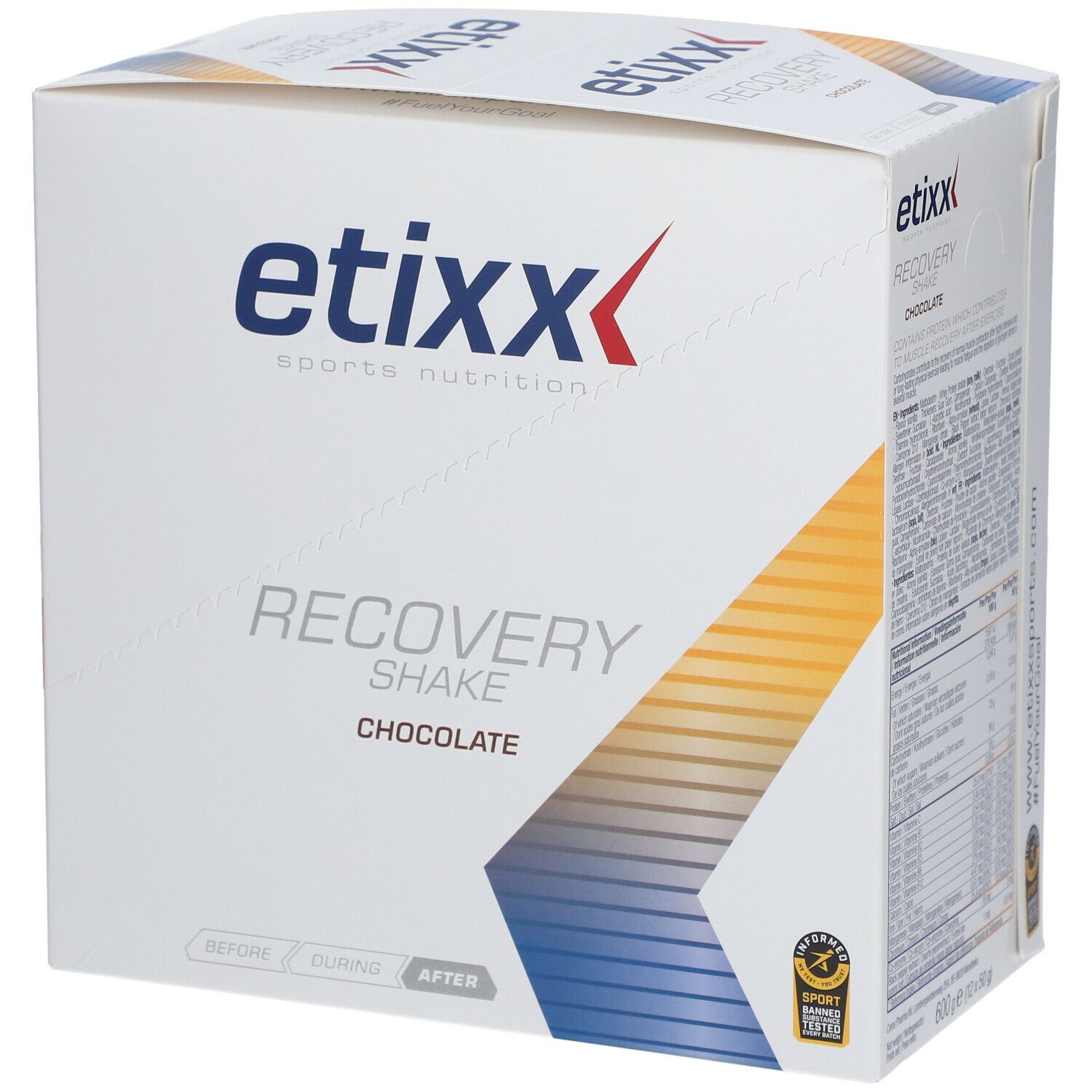 Etixx Recovery Shake Cioccolato Bustine