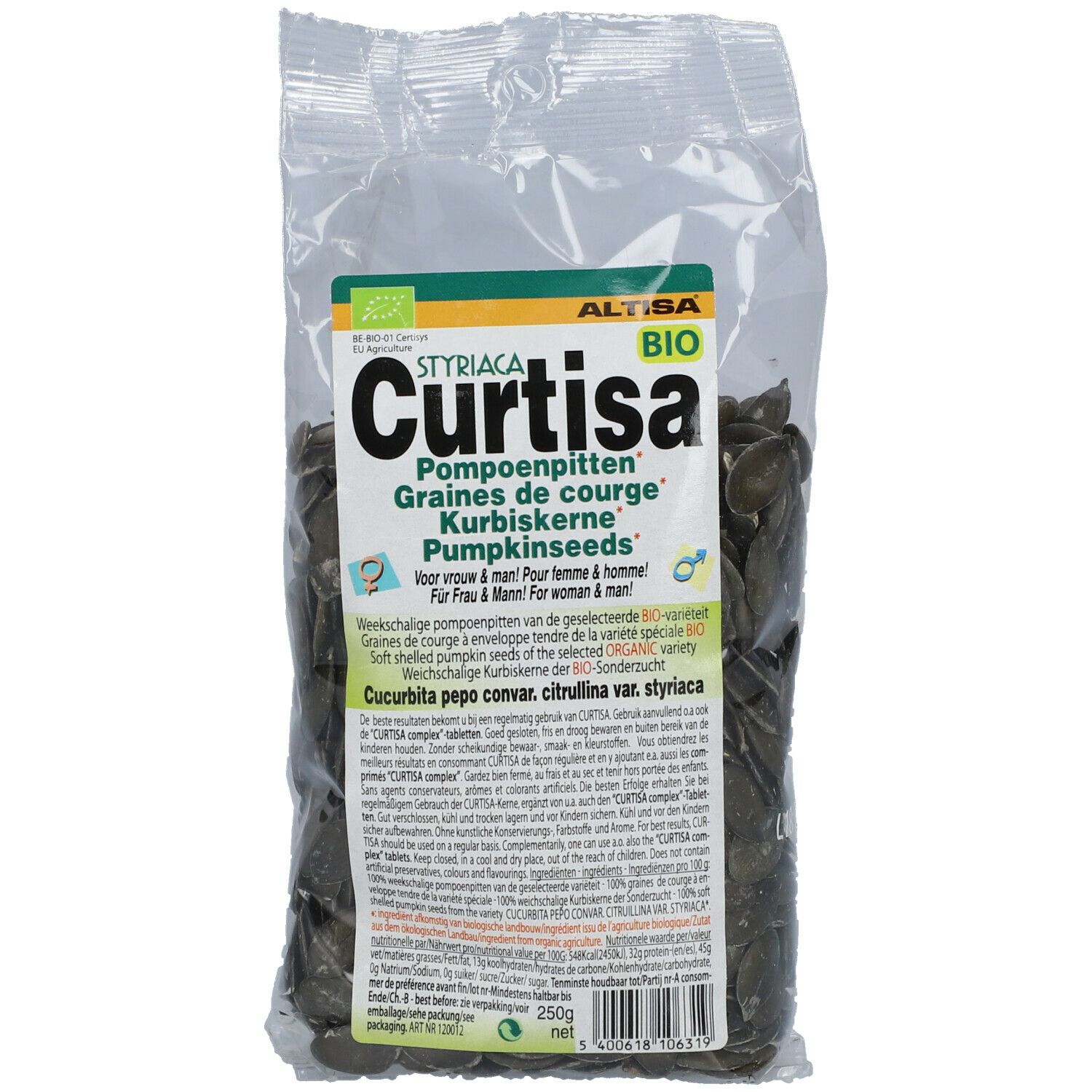 Altisa Curtisa Pumpkin Seeds Bio