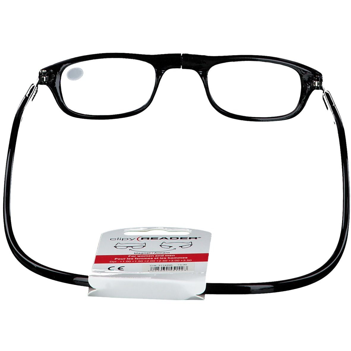 Pharmalens Clipyreader Black +3.00