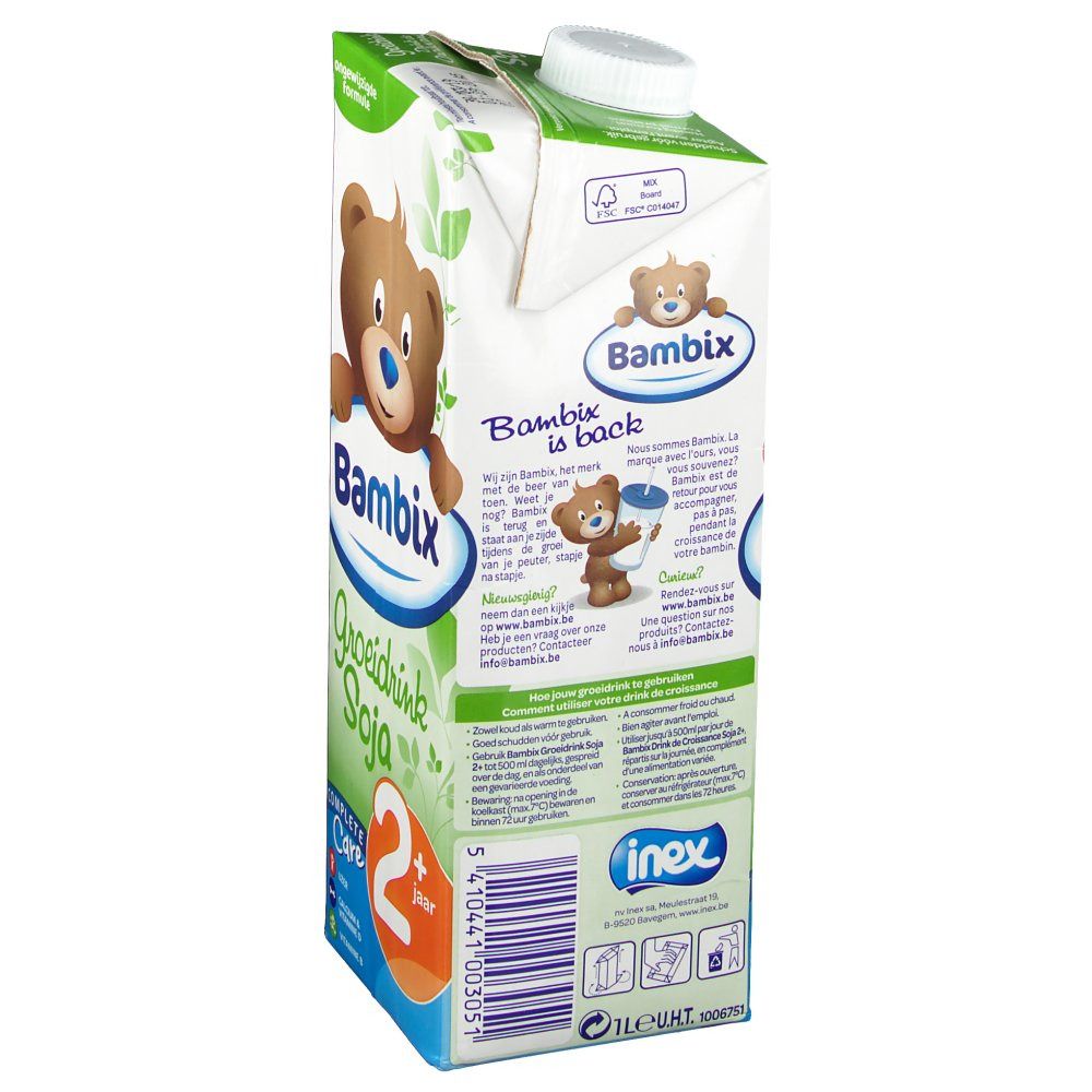 Bambix Bevanda per la Crescita Soja 2+ Anni