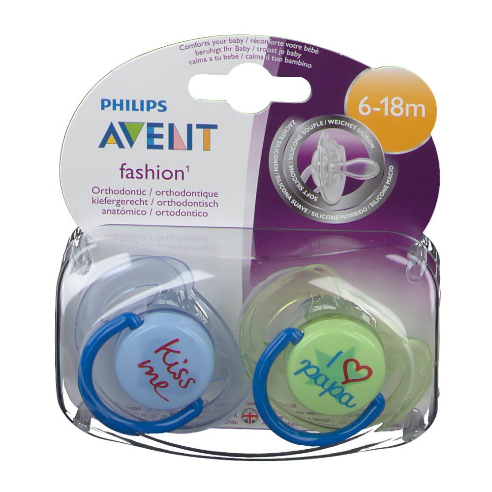 Avent Dummy Fashion Double 6-18m