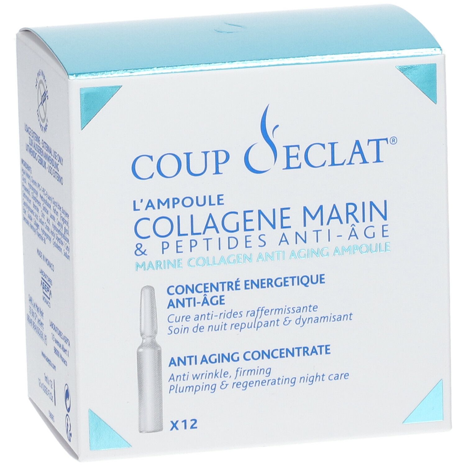 Coup D'Eclat® Concentrato Energetico Anti-Età Fiale al Collagene Marino