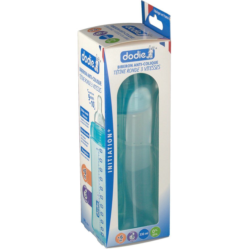 Dodie Feeding Bottle Evolution+ Lagoon Pacifier 3 Hole