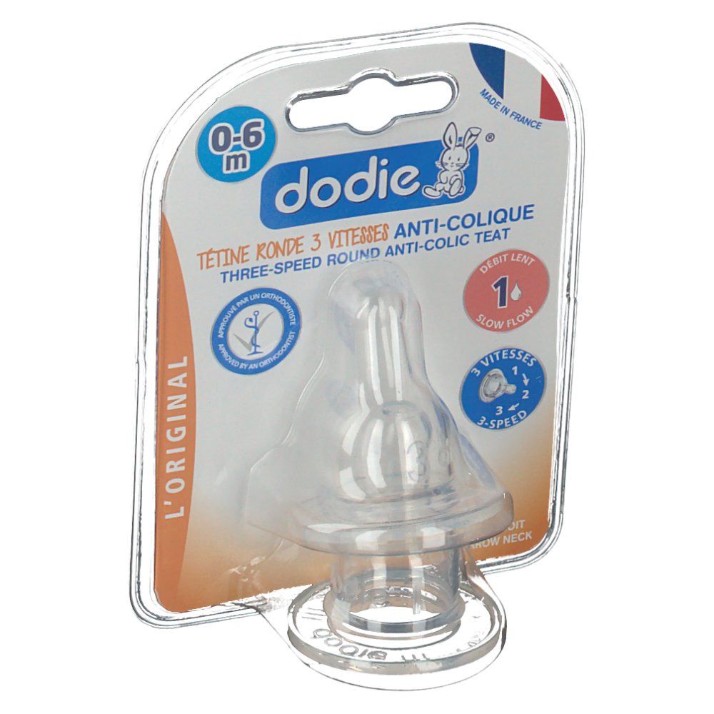 Dodie Teat Neck 1 Age 3 Speeds