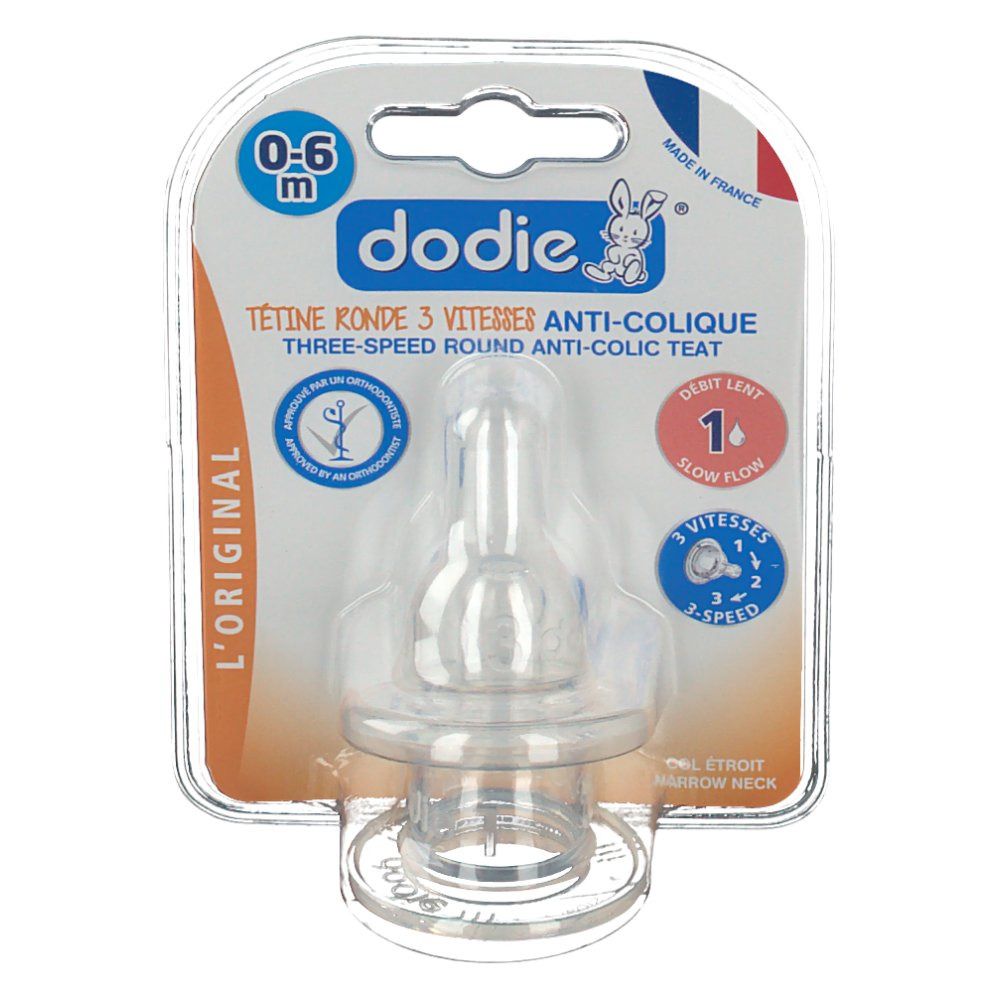 Dodie Teat Neck 1 Age 3 Speeds