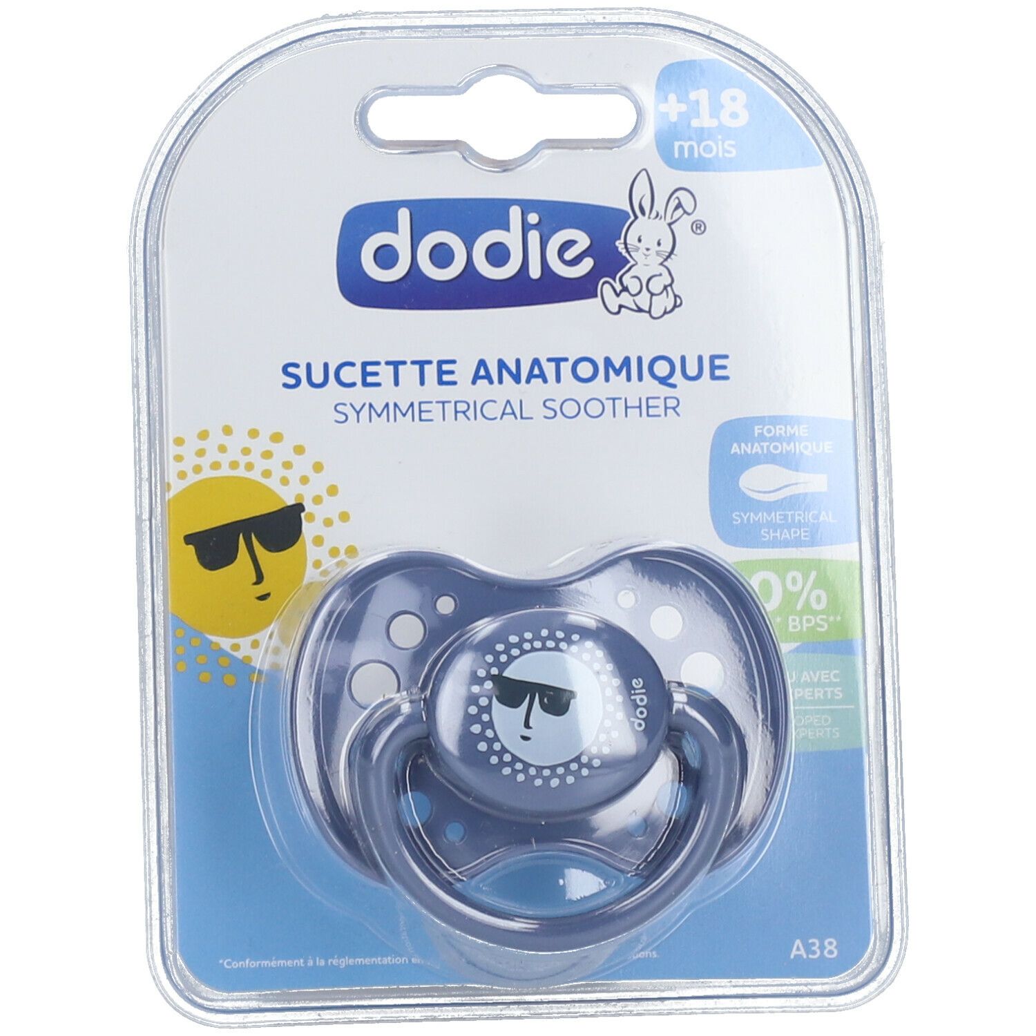 Dodie Dummy Silicone Boy Day +18M