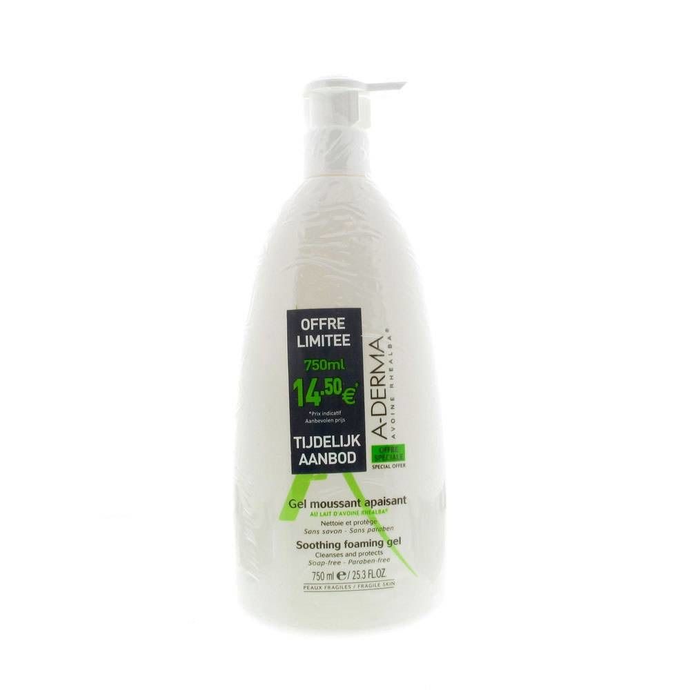 Aderma Gel Detergente Al Latte D'Avena