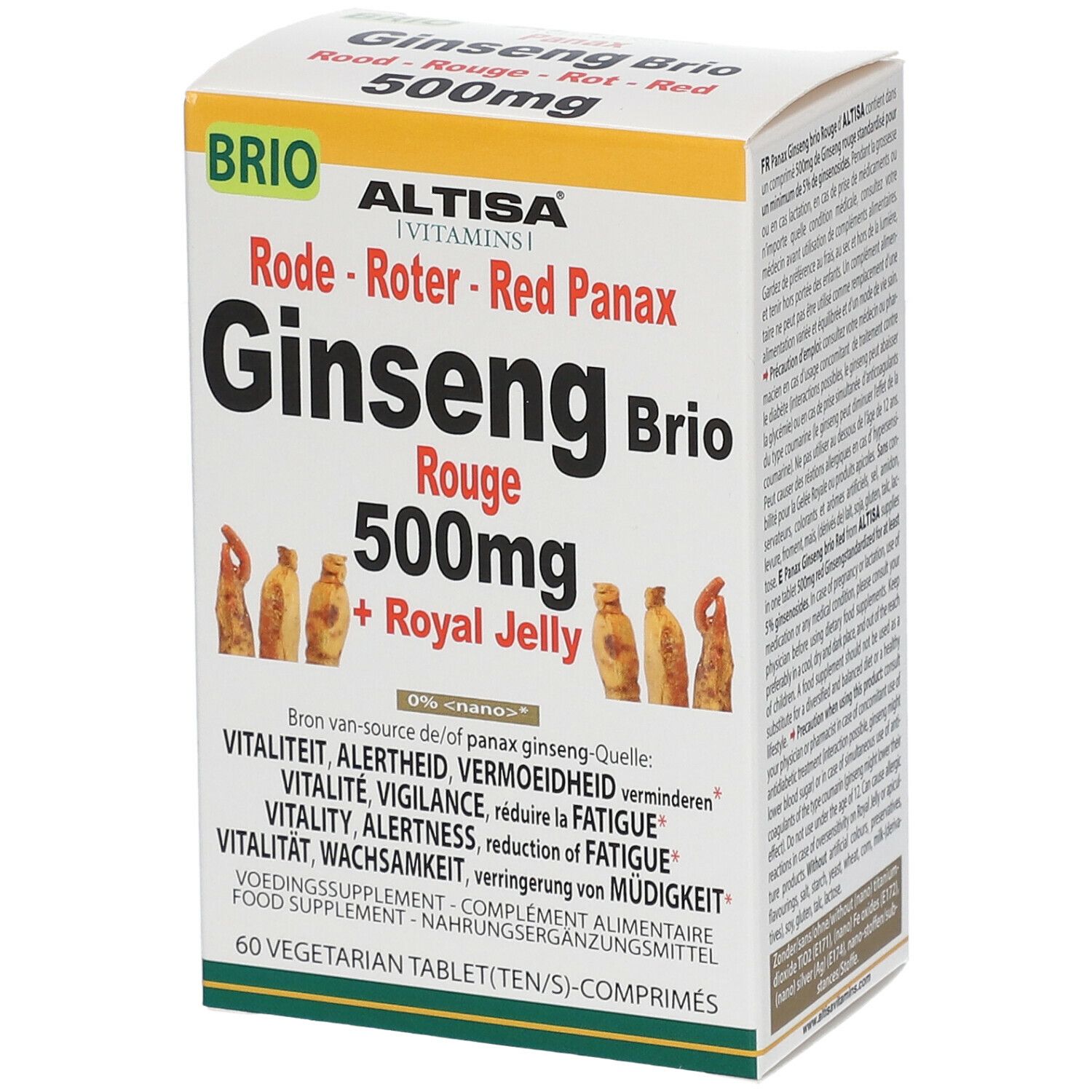Ginseng Royal Panax 250ml - Tonique Vitalité Et énergie Nutrition Concept