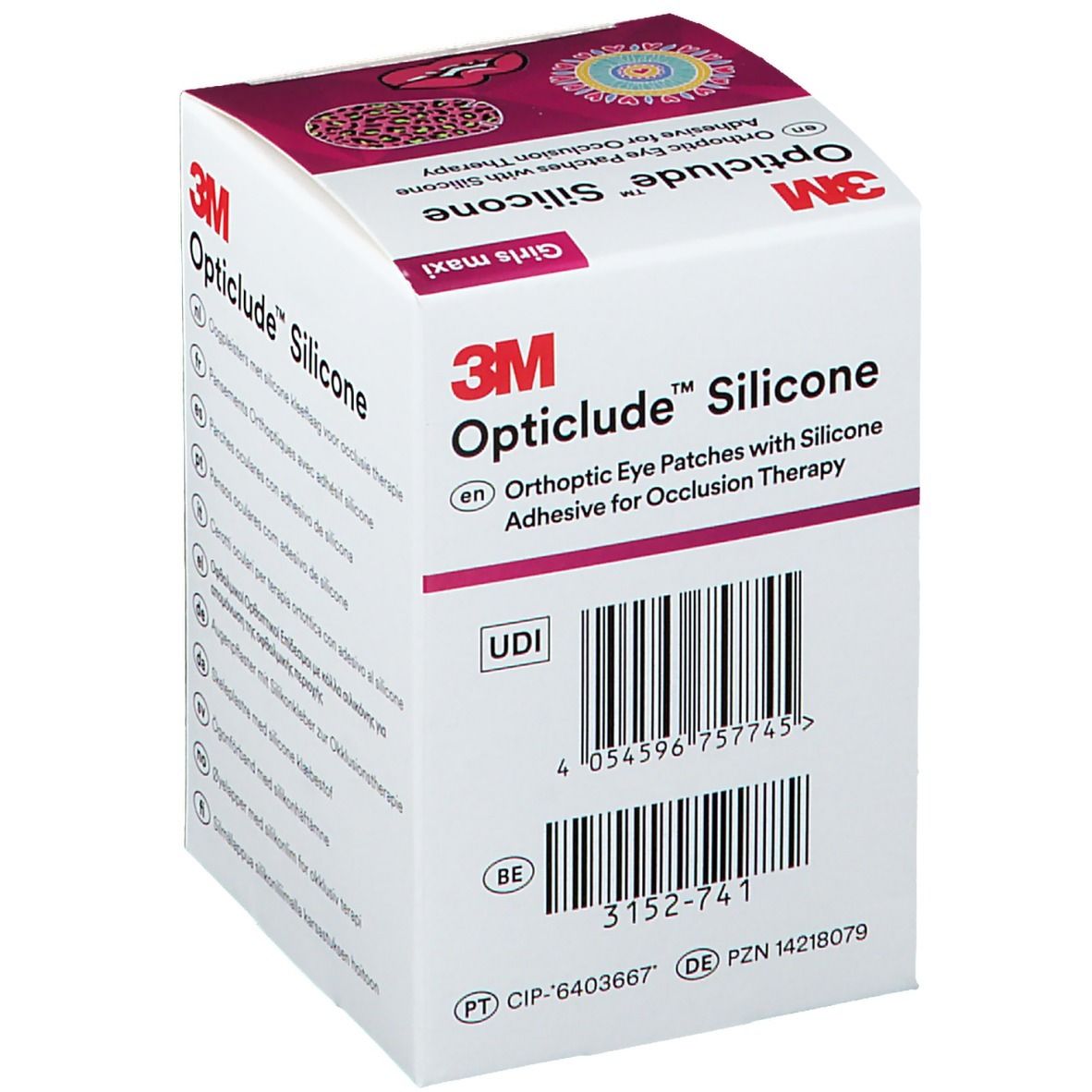3M™ Opticlude™ Silicone Girls Maxi  5,7 x 8,0 cm