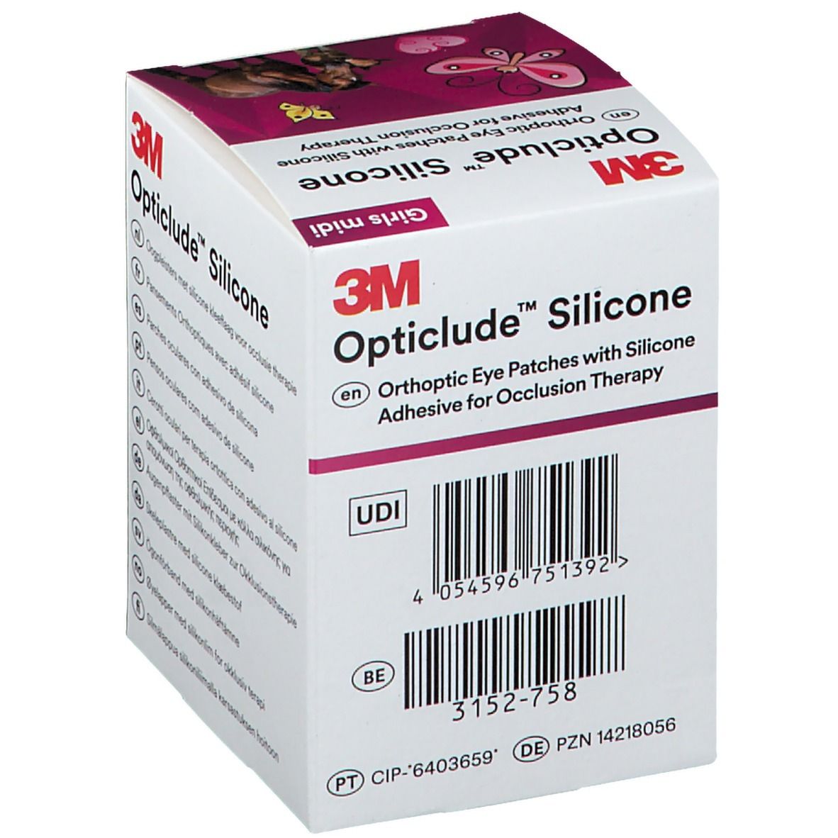 3M™ Opticlude™ Silicone Girls Midi 5,3 x 7,0 cm