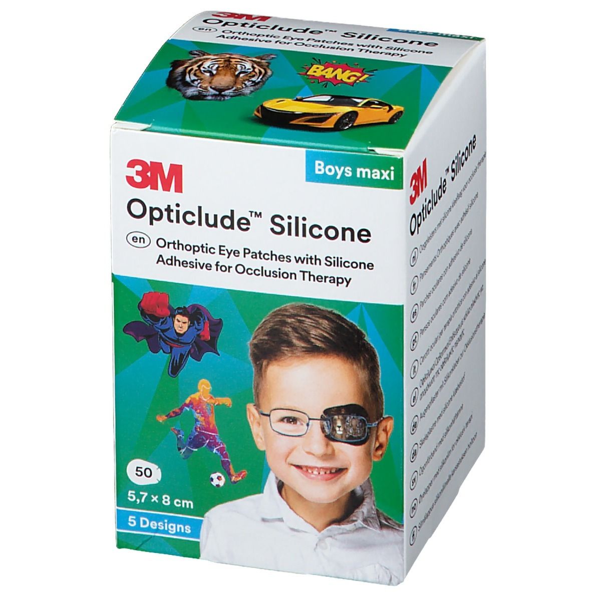 3M™ Opticlude™ Silicone Boys Maxi 5,7 x 8,0 cm