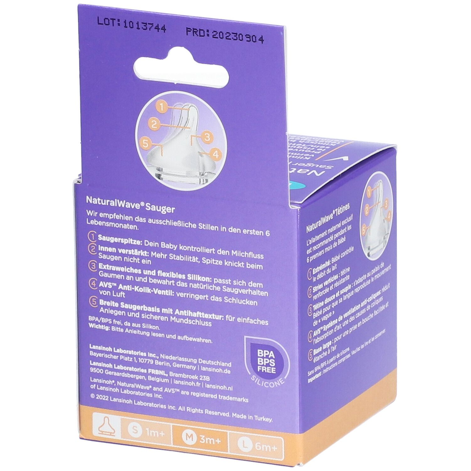 Lansinoh Pacifier Natural Wave Medium