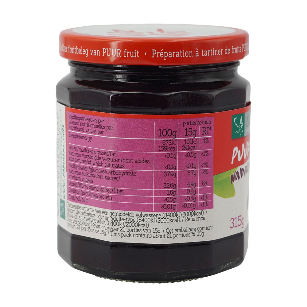 Damhert Confituur Woudvrucht - 100% Fruit (zonder toegevoegde suiker) EN OK