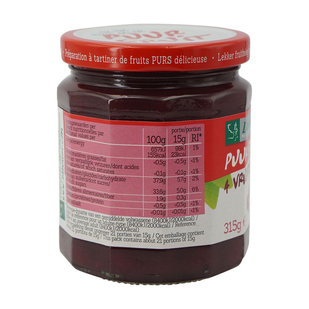 Damhert Confiture 4 fruits 100 % Sans Sucre