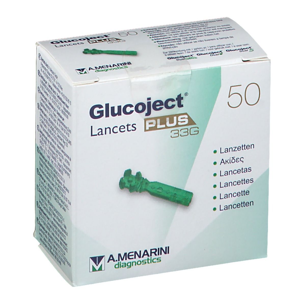 Menarini Glucoject Lancets Plus 33G