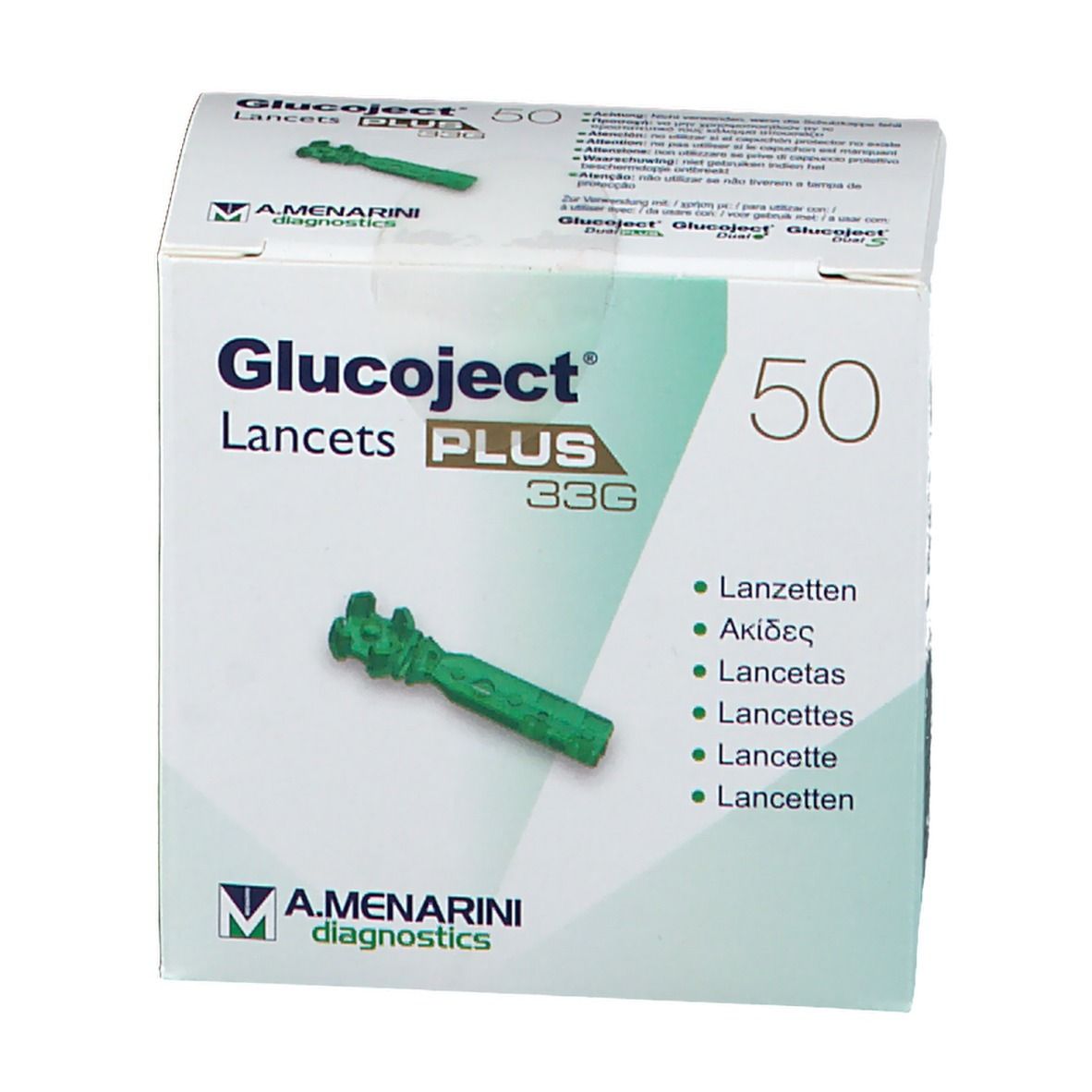 Menarini Glucoject Lancets Plus 33G