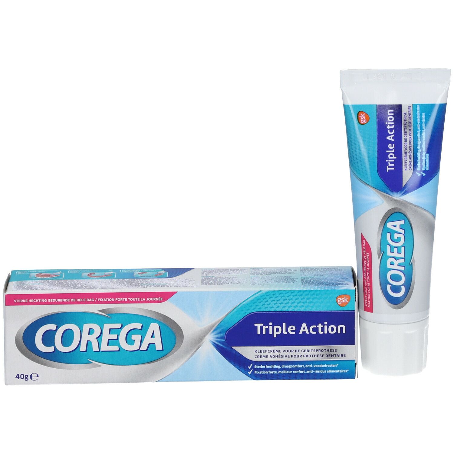COREGA® Triple Action Crema per Protesi Dentarie