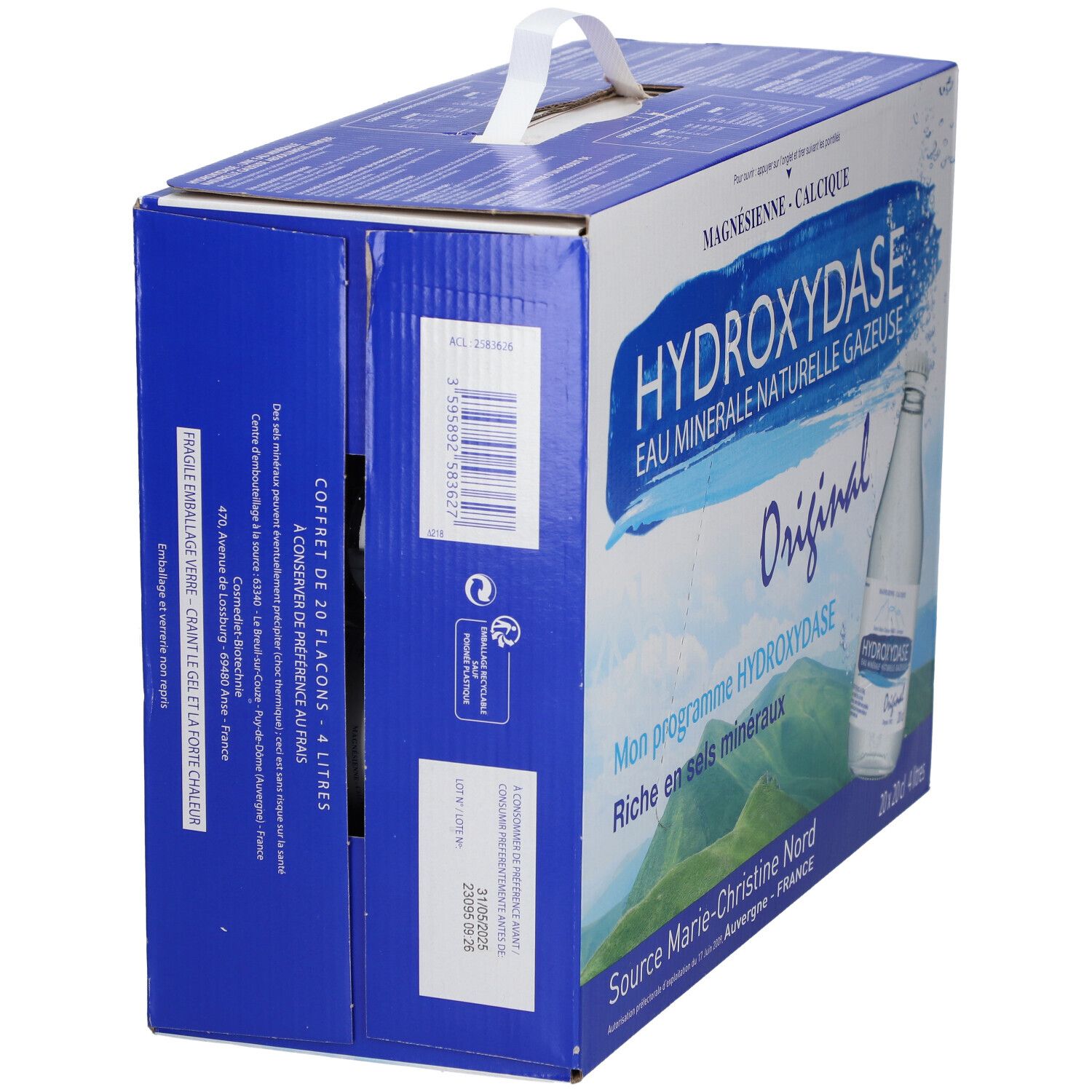 ydroxydase Carbonated Mineral Water
