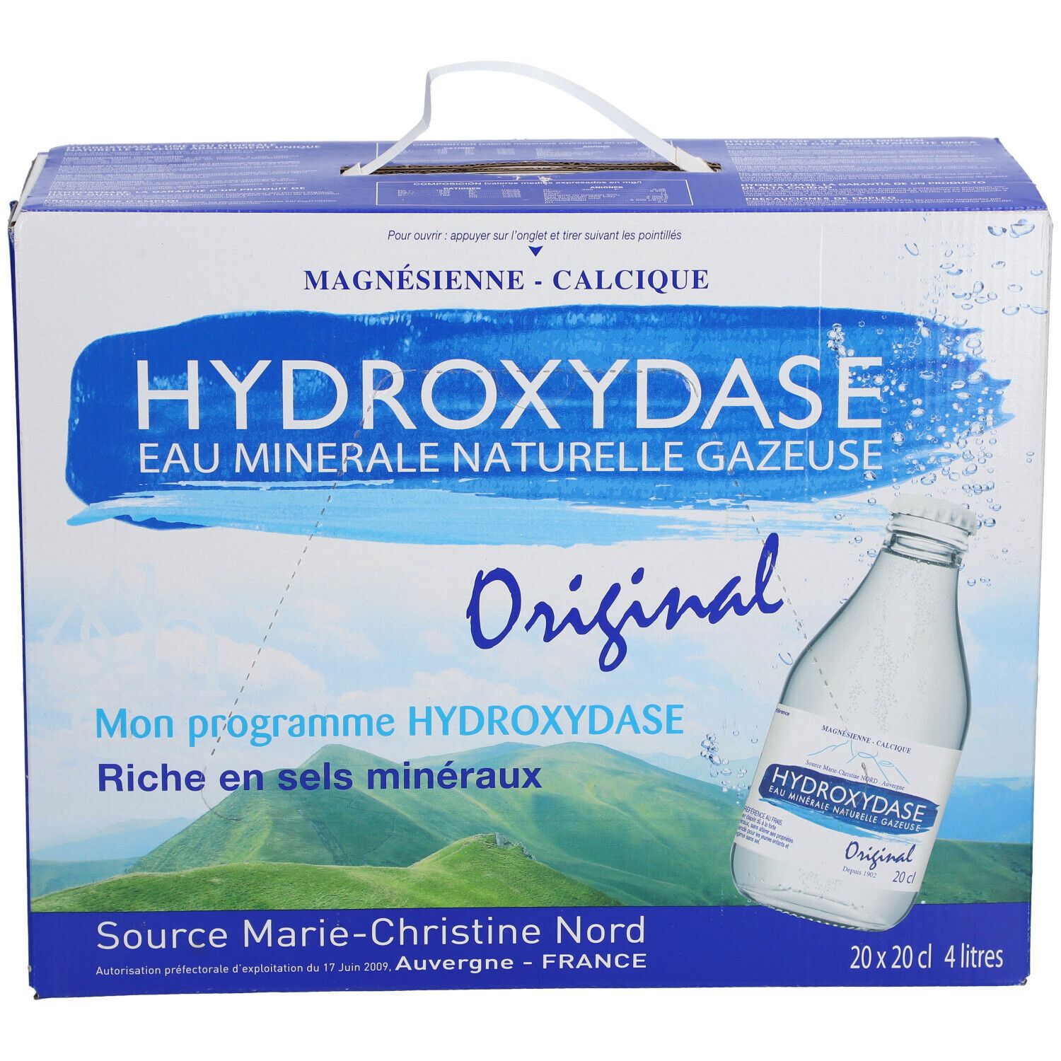 ydroxydase Carbonated Mineral Water