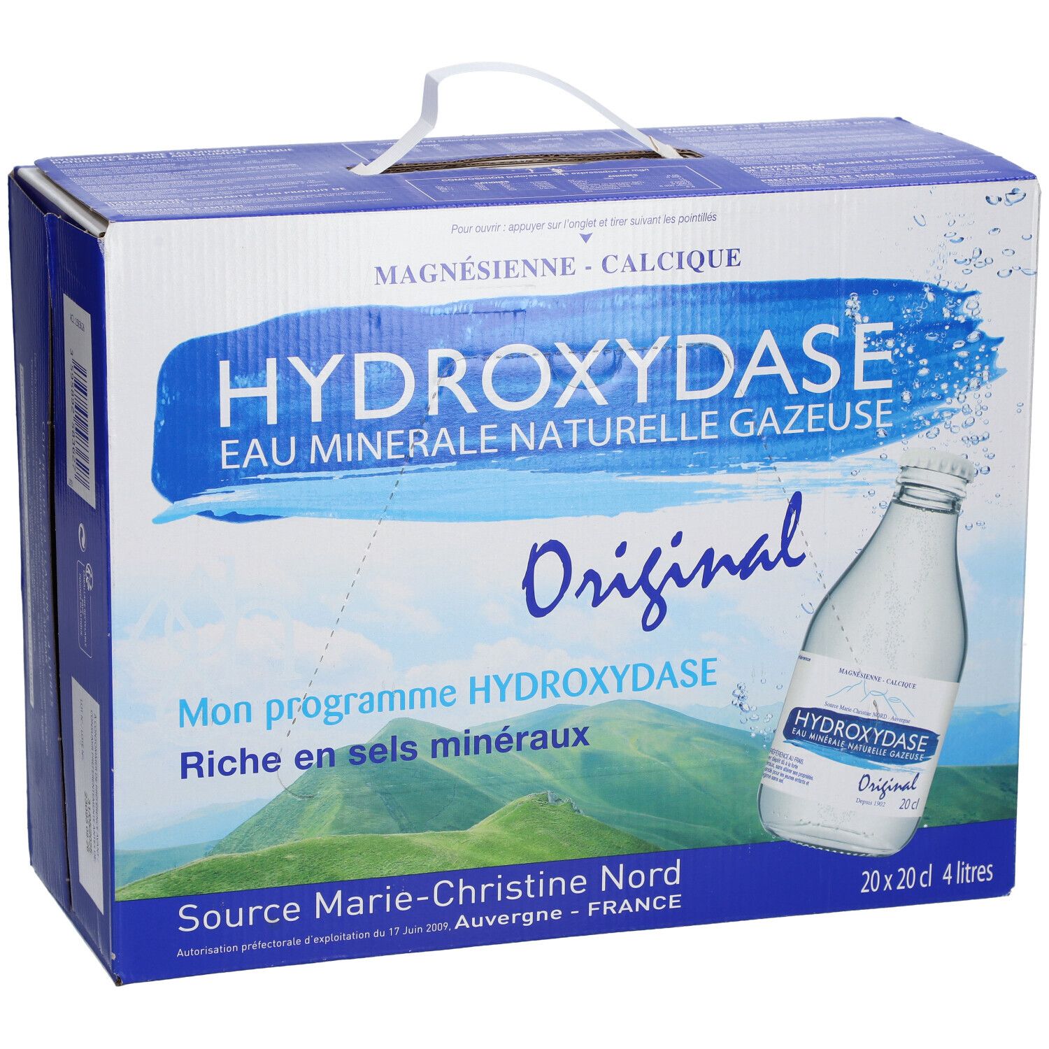 ydroxydase Carbonated Mineral Water