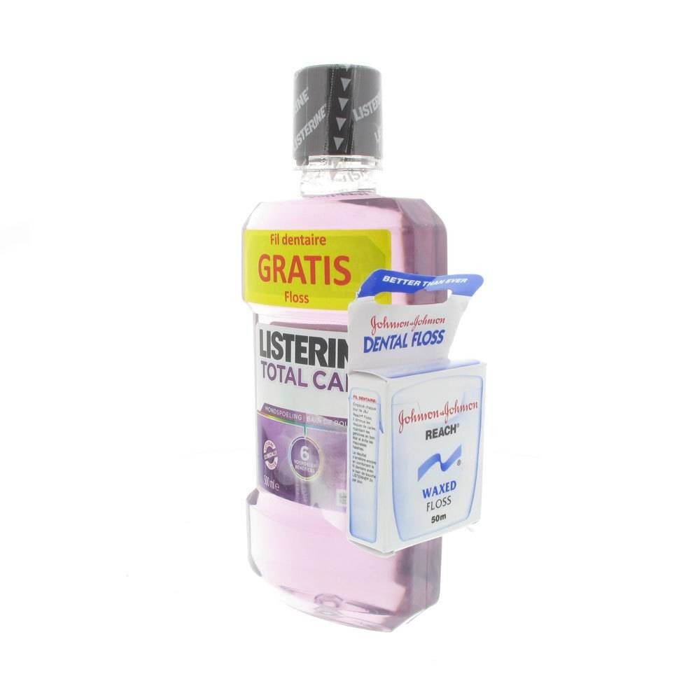 Listerine Total Care Mouthwater + FREE Dental Floss