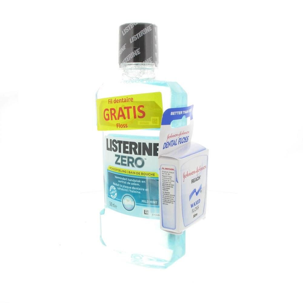 Listerine Zero Mouthwash + FREE Dental Floss