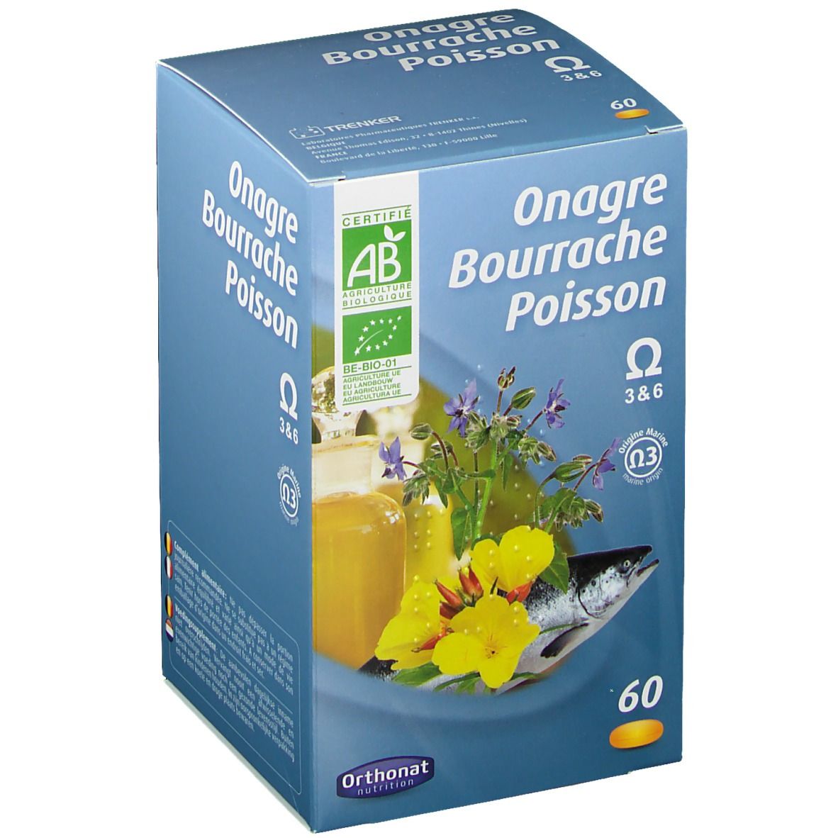 Orthonat Evening Primrose-Borage-Fish