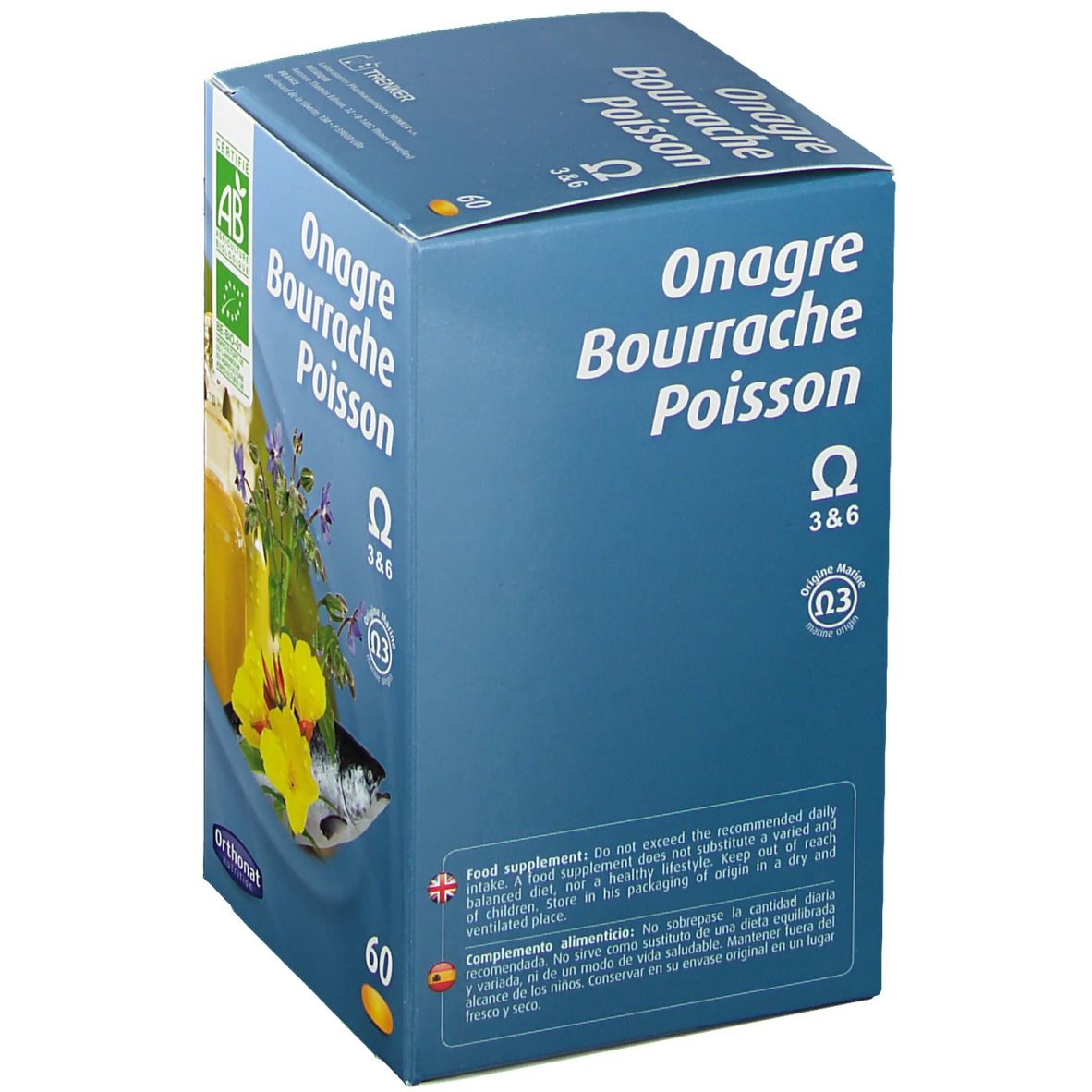 Orthonat Evening Primrose-Borage-Fish