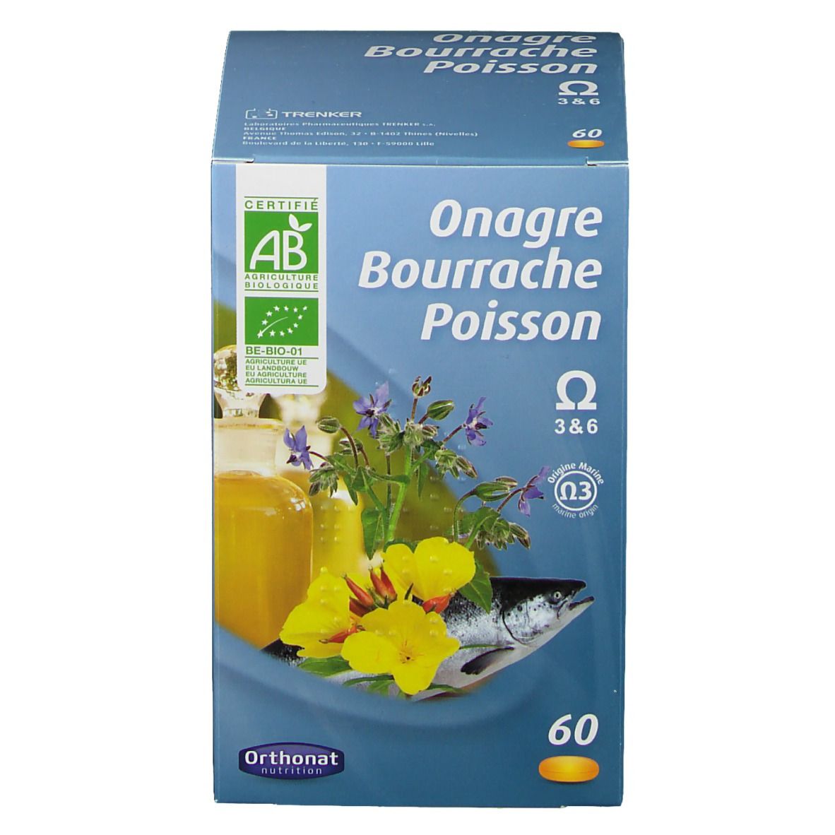 Orthonat Evening Primrose-Borage-Fish