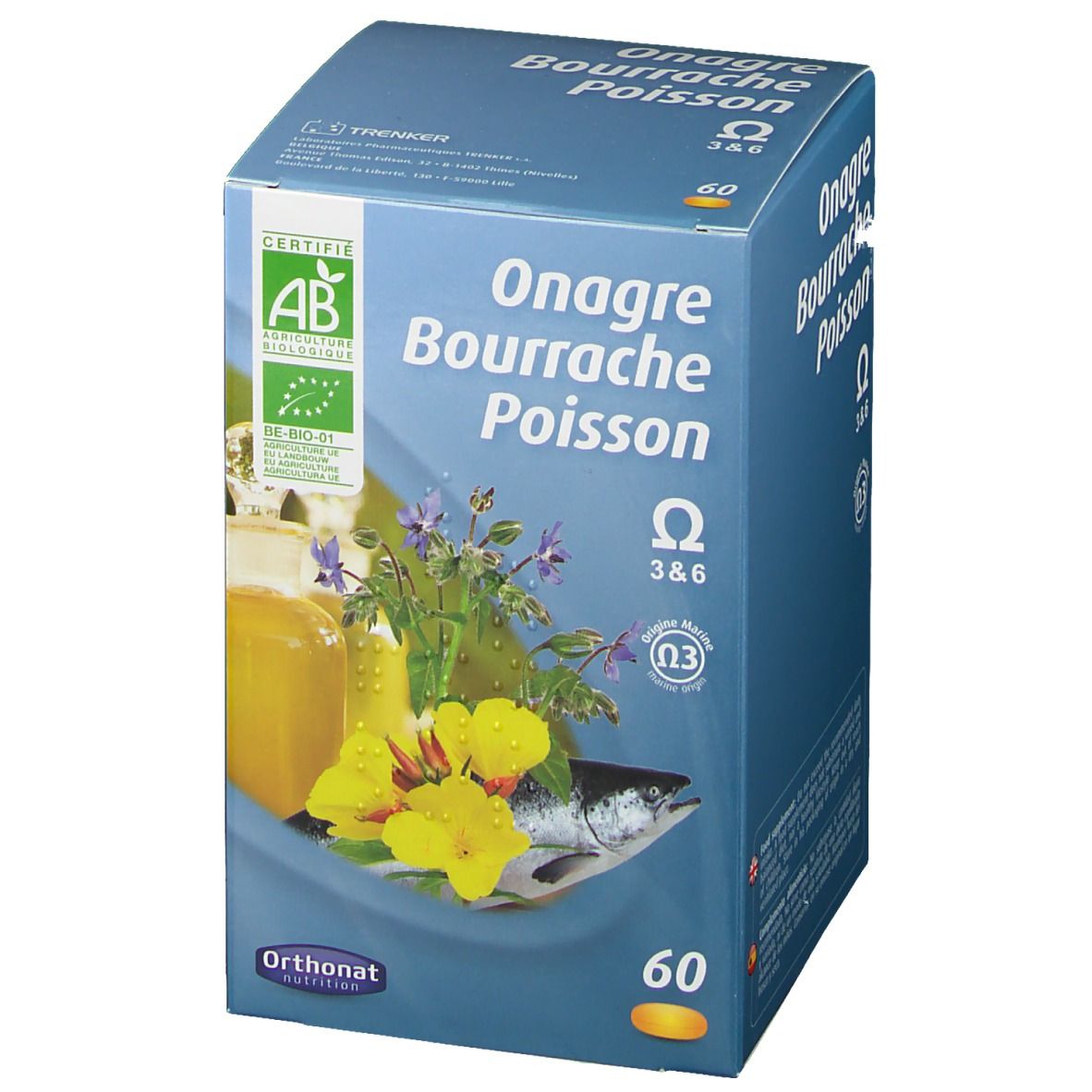 Orthonat Evening Primrose-Borage-Fish